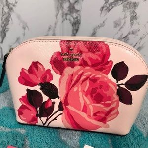 Kate spade Rose Small Dome Abalene Cosmetic Bag